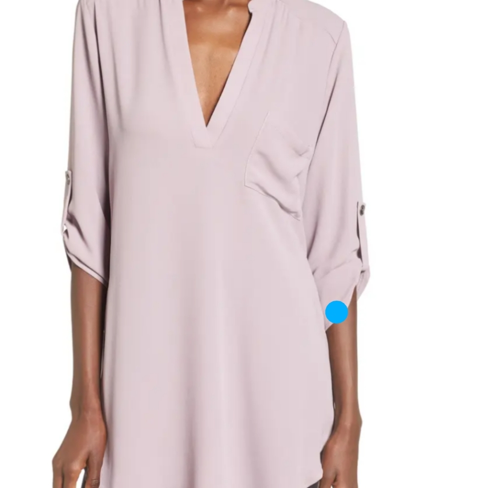 NWOT All in Favor Perfect Henley Tunic